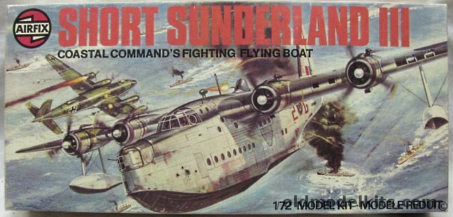 Airfix 1/72 Short Sunderland III Flying Boat, 06001-1 plastic model kit